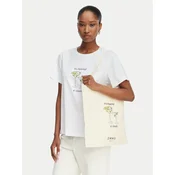 Marella Majica Gola 2615971072 Écru Regular Fit