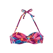 BUFFALO Bikini zgornji del modra/rumena/jagoda/roza