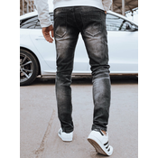 Mens Black Denim Dstreet Pants