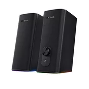 TRUST zvučnici GXT 612 CETIC RGB-Illuminated 2.0 Set zvučnika, Bluetooth, crni