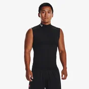 Moška majica Under Armour HG Armour Comp Mock SL Black/White 3XL