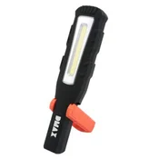 Ročna LED svetilka DMAX WLG 202, črna/oranžna, polnilna