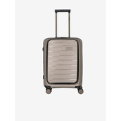 Travelite Air Base 4w S Front pocket Champagne Kovček Bež