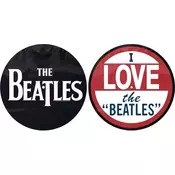 The Beatles Drop T Logo & I Love Slipmat