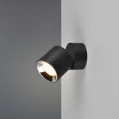 Trio Lighting Stropno reflektorsko svetilo Guayana GU10 z enojnim plamenom črno - Dnevna soba/jedilnica - Sodobni - črna mat barva - Kovina