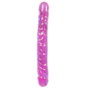 dvojni dildo CRYSTAL JELLIES JR. DOUBLE DONG