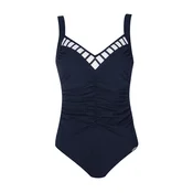 SUNFLAIR Enodelne kopalke  temno modra / bela