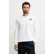 Pulover adidas Food Noodle Graphic Sweatshirt moški, bela barva, JW4347