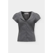 HOLLISTER Bluza siva/bela
