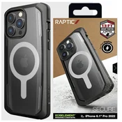 Raptic X-Doria Secure ovitek za iPhone 14 Pro z MagSafe, črn