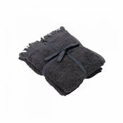 Temno sive bombažne brisače v kompletu 2 kos 30x50 cm FRINO - Blomus