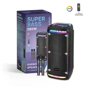 Gigatech bluetooth zvucnik, karaoke s wireless mikrofonom, BSK-540