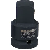 slomart Udarni adapter 1/2 vtičnica - 3/8 trn, Proline