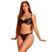 Grudnjak i gacice R82151 - Crna, XL
