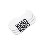 HUGO za moške. 50541589 Paket 3 parov belih nevidnih nogavic (41-42), Bela, Domača oblačila, Bombaž