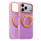 Premium ovitek Torras Ostand O3 Hue za iPhone 17 Pro/18 Pro - sweet plum
