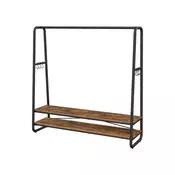 Songmics Oblekalni regal 45x138x160 cm rjav