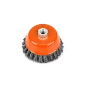 shumee Čašasta ščetka z matico - sukana žica M14/120 mm/TEGER