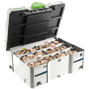 FESTOOL Kovček Systainer T-LOC SYS 2 z dodatki DOMINO DS 4/5/6/8/10 1060x BU