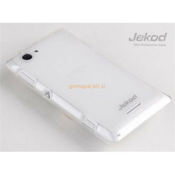 JEKOD silikonski ovitek Sony Xperia E1 prozoren TPU/T + Zaščitna folija