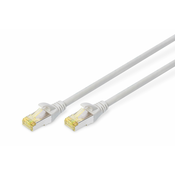CAT 6A S-FTP patch cable, Cu, LSZH AWG 26/7, length 1.5 m, color grey
