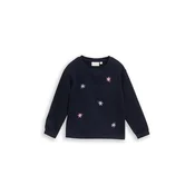 TOM TAILOR Majica temno modra/pastelno lila/roza/bela