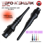 Plastične pikado konice BULLS Tefo-X Shark 6mm - 2BA (100 kom)
