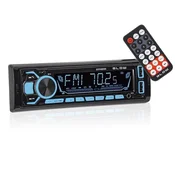 Autoblow 12V 1DIN RGB avtoradio 4x45W MP3 2x USB Bluetooth aplikacija