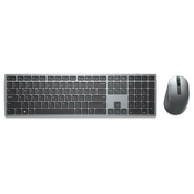 DELL Set tastatura + miš KM7321W Premier Multi-Device Wireless YU siva