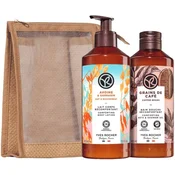 Yves Rocher Bain Nature Set - Gel za tuširanje i Mlijeko za tijelo, 400 + 390 ml