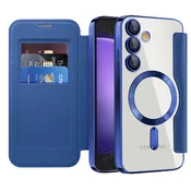 Etui SmartMag Book z Magsafe tehnologijo in RFID denarnico za Samsung Galaxy S23 FE - blue