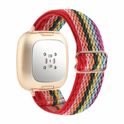 BStrap Pattern pašček za Samsung Galaxy Watch 3 45mm, red rainbow