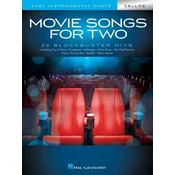 Hal Leonard Movie Songs for Two Cellos Note