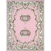 PompA¶A¶s by Casa Padrino luxury baroque carpet crown by Harald GlA¶A¶ckler pink - Various Sizes