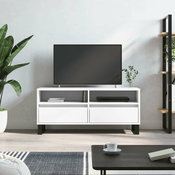 TV ormaric bijeli 100 x 34,5 x 44,5 cm od konstruiranog drva