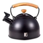 Bergner Čajnik CHARCOAL s piščalko, 2,3 litra, vijolično-črn