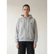 ARMIE Jopa na zadrgo The Kim Zip Hoddie svetlo siva