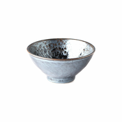 Črno-siva keramična skleda MIJ Pearl, o 16 cm