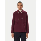 Rinascimento Prehodni plašč CFC0130345003 Bordo rdeča Regular Fit