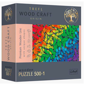 Trefl - Puzzle Rainbow butterflies wooden - 500 dijelova