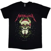 Metallica Majica Santa Horns Unisex Black M