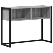 vidaXL vidaXL Stranska miza Siva Sonoma 100 x 36 x 75 cm Konstruiran les, (5000092575)