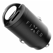 FIXED Omrežni polnilnik z USB-C izhodom in USB-C/Lightning kabel, PD podpora, 1m, MFI, 30W (FIXCC30M-2CL-BK), bel