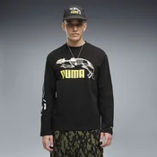 PUMA Graphic Skeleton Long Sleeve Tee Men, Clothing, Black, XL