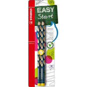 Grafitni svinčnik za levičarje Stabilo Easygraph, 2 kosa