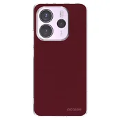 Silikonski prozorni ovitek za Xiaomi Redmi Note 14 4G - Burgundy red