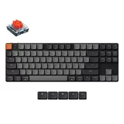 Keychron Keychron - K1 QMK Brezžična Mehanska Tipkovnica (Version 6) Bela LED/Low Profile 2.0 Red/K1X-A1, (22107830)