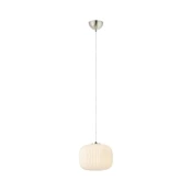 Markslöjd 109008 - Luster na sajli SOBER 1xE27/40W/230V, precnik 25 cm, mat hrom