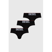 Slip gaćice Diesel 3-pack za muškarce, boja: crna