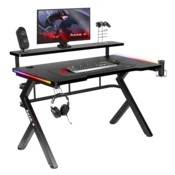 Hero 5.0 RGB crni igraći stol 120 cm